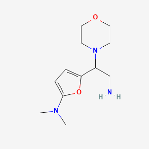 5-(2-amino-1-morpholinoethyl)-N,N-dimethylfuran-2-amine