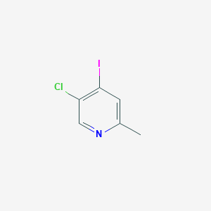 molecular formula C6H5ClIN B14862575 5-Chloro-4-iodo-2-methylpyridine 