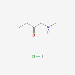 molecular formula C5H12ClNO B1486259 1-(甲基氨基)-2-丁酮盐酸盐 CAS No. 2205504-60-3