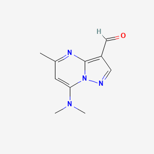 7-(Dimethylamino)-5-methylpyrazolo[1,5-a]pyrimidine-3-carbaldehyde