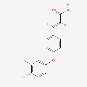 (E)-3-(4-(4-Chloro-3-methylphenoxy)phenyl)acrylic acid