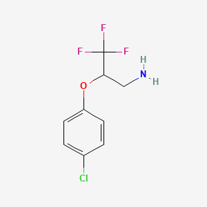 2-(4-Chloro-phenoxy)-3,3,3-trifluoro-propylamine