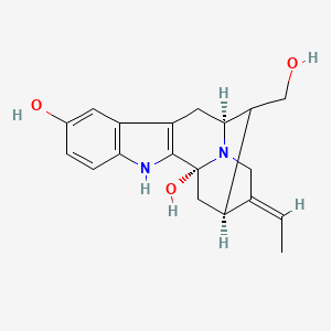 (1R,12S,14S,15E)-15-ethylidene-13-(hydroxymethyl)-3,17-diazapentacyclo[12.3.1.02,10.04,9.012,17]octadeca-2(10),4(9),5,7-tetraene-1,7-diol