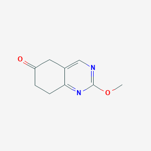 molecular formula C9H10N2O2 B14862657 2-Methoxy-5,6,7,8-tetrahydroquinazolin-6-one 