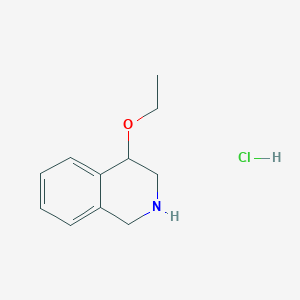 molecular formula C11H16ClNO B1486267 4-Ethoxy-1,2,3,4-tetrahydroisoquinoline hydrochloride CAS No. 70273-27-7