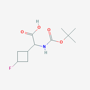 2-{[(Tert-butoxy)carbonyl]amino}-2-(3-fluorocyclobutyl)acetic acid