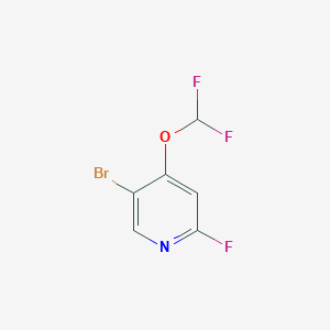 5-Bromo-4-difluoromethoxy-2-fluoropyridine