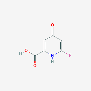 6-Fluoro-4-hydroxypicolinic acid