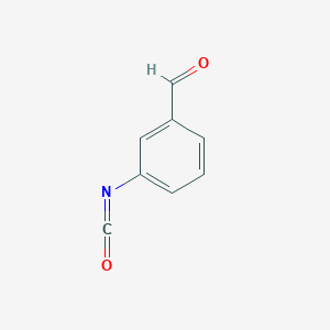 molecular formula C8H5NO2 B14862743 3-Isocyanatobenzaldehyde 