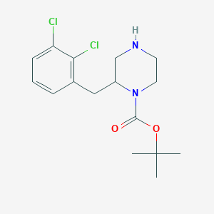 molecular formula C16H22Cl2N2O2 B14862800 2-(2,3-Dichloro-benzyl)-piperazine-1-carboxylic acid tert-butyl ester 