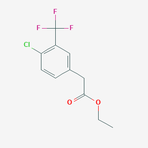 Ethyl 4-chloro-3-(trifluoromethyl)phenylacetate