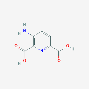 molecular formula C7H6N2O4 B14862831 3-Aminopyridine-2,6-dicarboxylic acid 