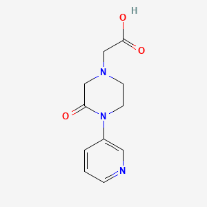 (3-Oxo-4-pyridin-3-YL-piperazin-1-YL)-acetic acid