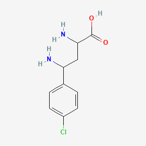 2,4-Diamino-4-(4-chlorophenyl)butanoic acid