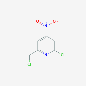 2-Chloro-6-(chloromethyl)-4-nitropyridine