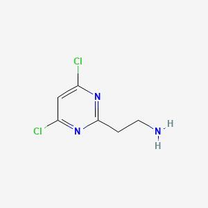 2-(4,6-Dichloropyrimidin-2-YL)ethan-1-amine