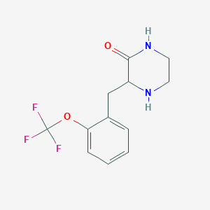 3-(2-Trifluoromethoxy-benzyl)-piperazin-2-one