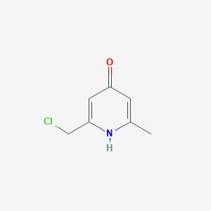 2-(Chloromethyl)-6-methylpyridin-4-OL