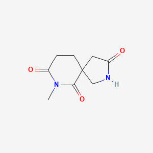 molecular formula C9H12N2O3 B1486294 7-Methyl-2,7-diazaspiro[4.5]decane-3,6,8-trione CAS No. 1433194-55-8
