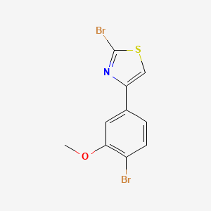 2-Bromo-4-(4-bromo-3-methoxyphenyl)thiazole