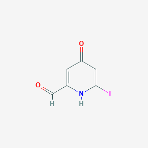 4-Hydroxy-6-iodopyridine-2-carbaldehyde