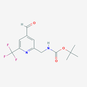 Tert-butyl [4-formyl-6-(trifluoromethyl)pyridin-2-YL]methylcarbamate