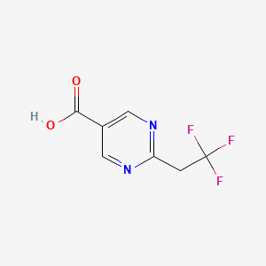 2-(2,2,2-Trifluoroethyl)pyrimidine-5-carboxylic acid