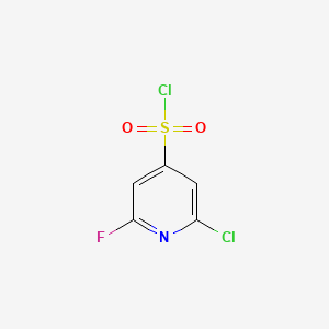 2-Chloro-6-fluoropyridine-4-sulfonyl chloride