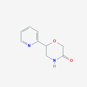 6-(Pyridin-2-yl)morpholin-3-one