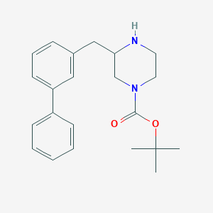 3-Biphenyl-3-ylmethyl-piperazine-1-carboxylic acid tert-butyl ester