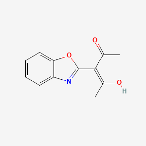 3-[1,3-benzoxazol-2(3H)-yliden]-2,4-pentanedione