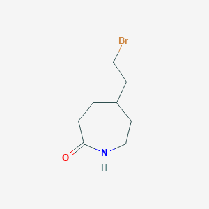 5-(2-Bromoethyl)azepan-2-one