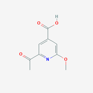 2-Acetyl-6-methoxyisonicotinic acid