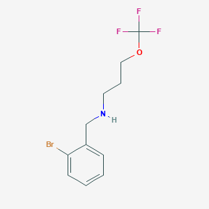 (2-Bromo-benzyl)-(3-trifluoromethoxy-propyl)-amine