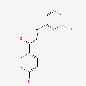 3-(3-Chlorophenyl)-1-(4-fluorophenyl)prop-2-en-1-one