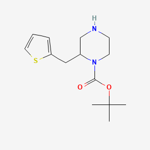 Tert-butyl 2-(thiophen-2-ylmethyl)piperazine-1-carboxylate