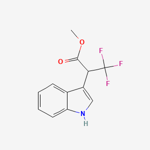 Methyl 3,3,3-trifluoro-2-(1H-indol-3-yl)propanoate