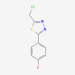 2-(Chloromethyl)-5-(4-fluorophenyl)-1,3,4-thiadiazole