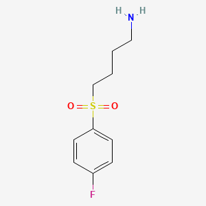 B1486331 4-(4-Fluorobenzenesulfonyl)butylamine CAS No. 1018522-55-8