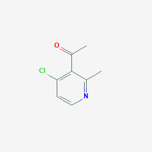 1-(4-Chloro-2-methylpyridin-3-YL)ethan-1-one