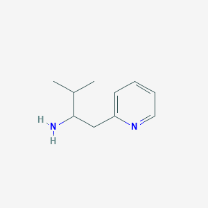 B1486334 3-Methyl-1-(pyridin-2-yl)butan-2-amine CAS No. 1039928-46-5