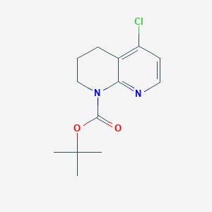 Tert-butyl 5-chloro-3,4-dihydro-1,8-naphthyridine-1(2H)-carboxylate