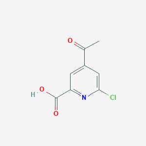 4-Acetyl-6-chloropyridine-2-carboxylic acid