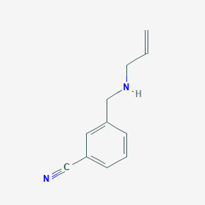 B1486339 3-[(Prop-2-en-1-ylamino)methyl]benzonitrile CAS No. 1019561-15-9