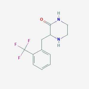 3-(2-Trifluoromethyl-benzyl)-piperazin-2-one