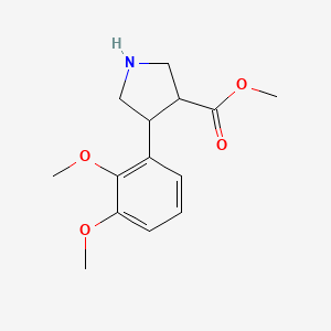 Methyl 4-(2,3-dimethoxyphenyl)pyrrolidine-3-carboxylate