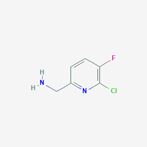 (6-Chloro-5-fluoropyridin-2-YL)methanamine