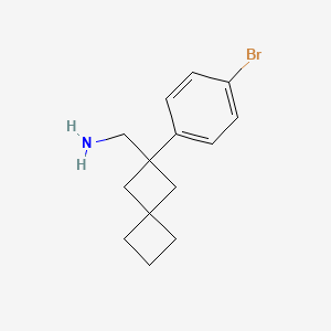 (2-(4-Bromophenyl)spiro[3.3]heptan-2-yl)methanamine