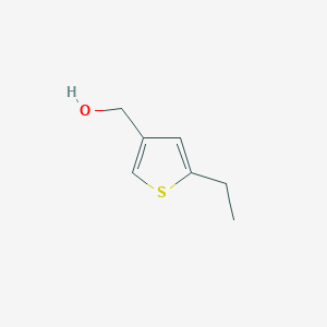 molecular formula C7H10OS B1486350 (5-乙硫代苯-3-基)甲醇 CAS No. 1082385-63-4