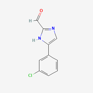 4-(3-Chlorophenyl)-1H-imidazole-2-carbaldehyde